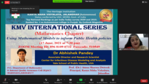 KMV International Series-Mathematics Chapter June 17, 2021
