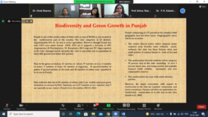 National Webinar on Topic “The Plantation Drive-A Step to green India” Resource Person: Dr. Vivek Sharma, Associate Professor-Botany (Medicinal Plants), Department of Botany, Eternal University, Baru Sahib, District Sirmour July 5, 2021