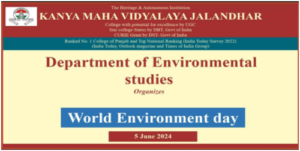 World Environment Day June 5, 2024