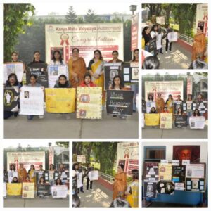 On the occasion of World Philosophy day, kanya Maha Vidyalaya, Jalandhar, Department of Philosophyorganized Poster making activity on the topic: Western Philosopher and their Philosophies. November 17, 2022