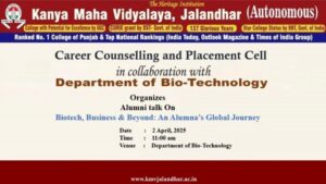 Alumni talk on Biotech, Business & Beyond: An Alumna’s global journey