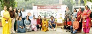 On the occasion of World Mental Health day, Webinar was organized on the topic of “Resilience the Armor- for emotional wellbeing” “. 9-10-2021 by Dr. Shilpa Suri, Consulta nt Psychologist and academician, Planet Psychology, Chandigarh and poster making competition on the topic of “Mental Health and Optimism”. October 9, 2021