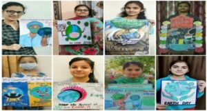 Earth Day Online poster making competition during lock down (Covid 19) 22nd April 2020 Appreciated by Ministry of jal shakti (Govt. of India) and Indian Council for Development and Regional Co-operation. April 22, 2020