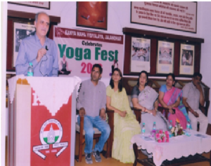 Department of Sanskrit organised Yoga Fest to Celebrate International Yoga Day