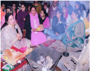 Department of Sanskrit and Hostel organised Lohari Celebration
